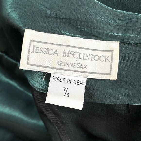 Vintage (1998) Jessica McClintock (Gunne Sac) Formal Gown. Size 7/8. - Picture 9 of 10